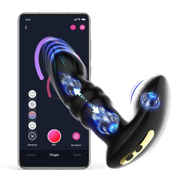 Универсальный вибростимулятор JIVE от Magic Motion черный